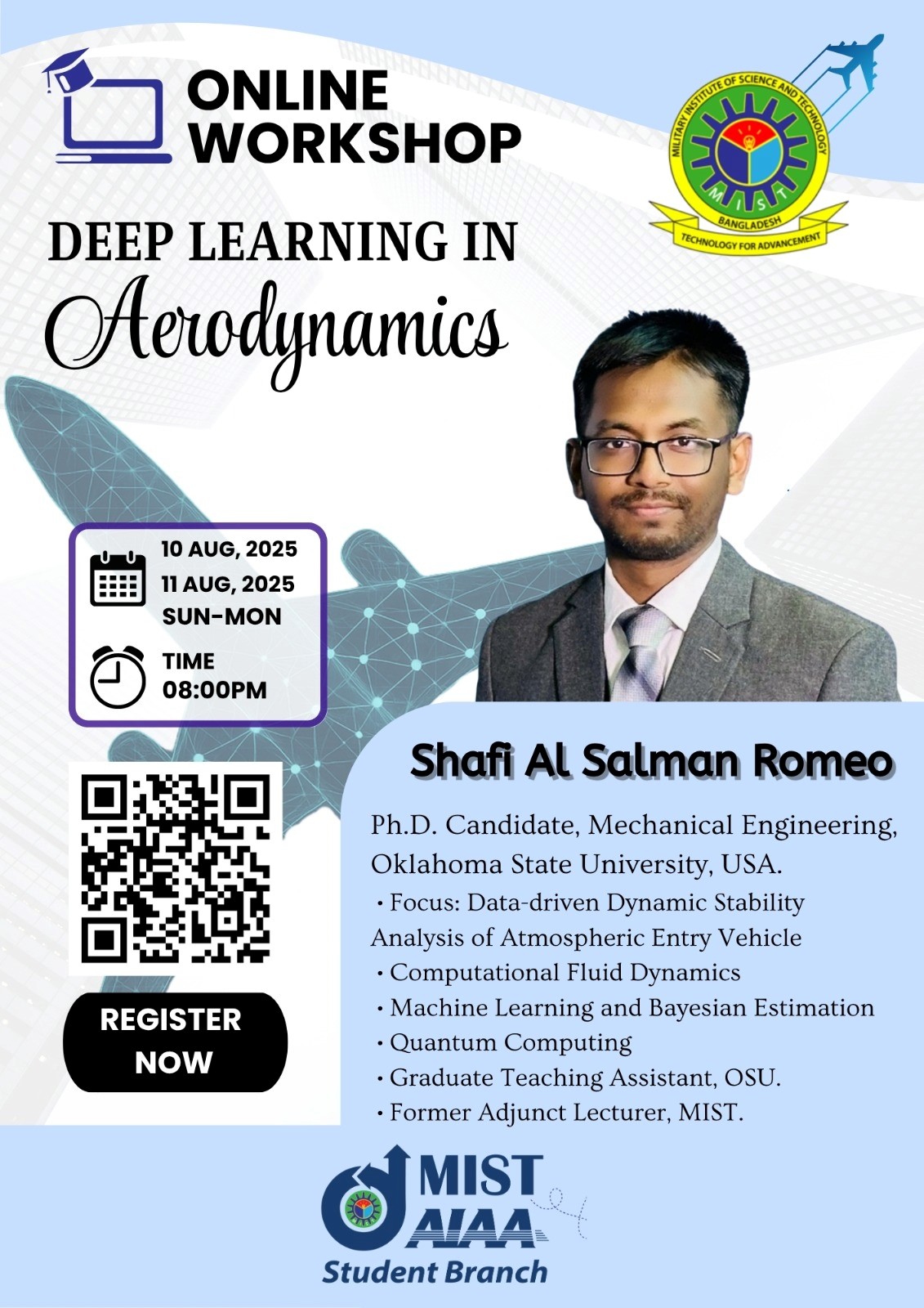 Workshop on Deep Learning in Aerodynamics